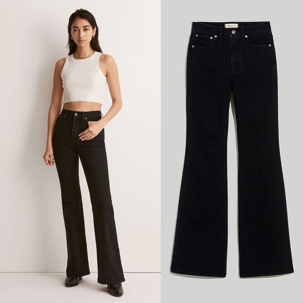 MADEWELL The Perfect Vintage Flare Jean in Sherborn Wash Sz 28
